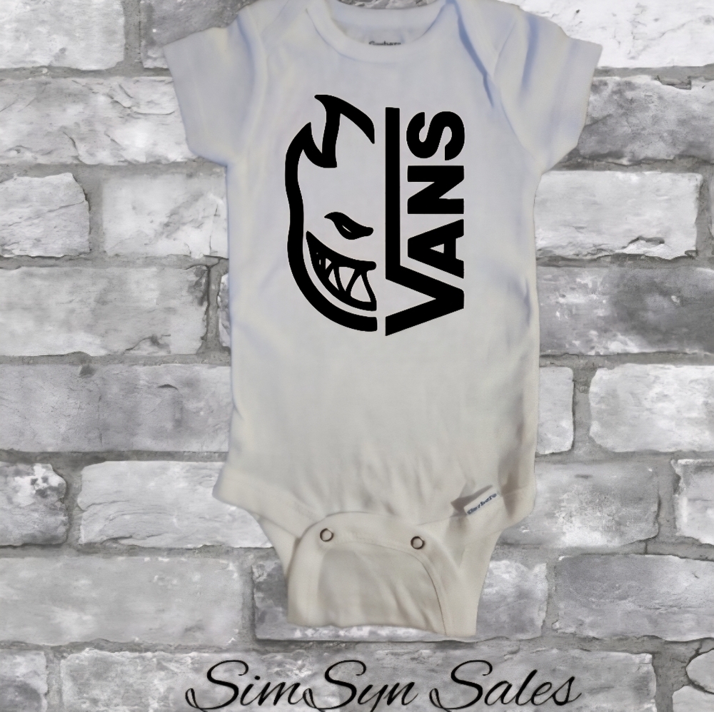 Vans Unisex Baby Onesie Onepiece Bodysuit 0-3 Months Brand New